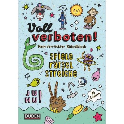 Voll verboten! Mein verrückter Rätselblock 1 - Ab 8 Jahren, Taschenbuch von Dudenredaktion,Angelika Sust, Duden ein Imprint von Cornelsen Verlag GmbH,