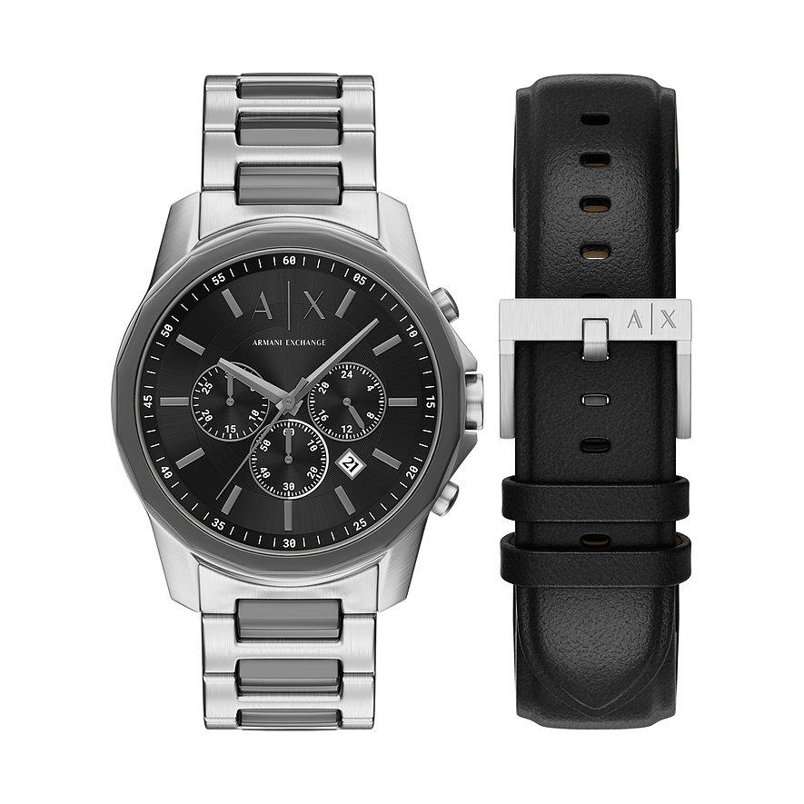 Armani Exchange Uhren-Set inkl. Wechselarmband