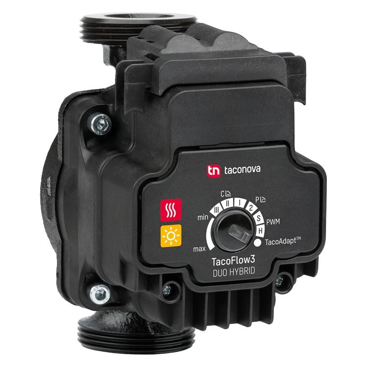 Taconova Hocheffizienz Nassluferpumpe TacoFlow3 DUO HYBRID 25-85/130 TS (Hauswasserpumpe) (33006050W02S631)