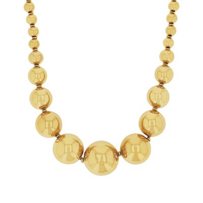 Collier JOOP "2039773", gold (gelbgoldfarben), Halsketten, Damen, Edelstahl, L: 45 B: 6mm, Collier, B:6mm
