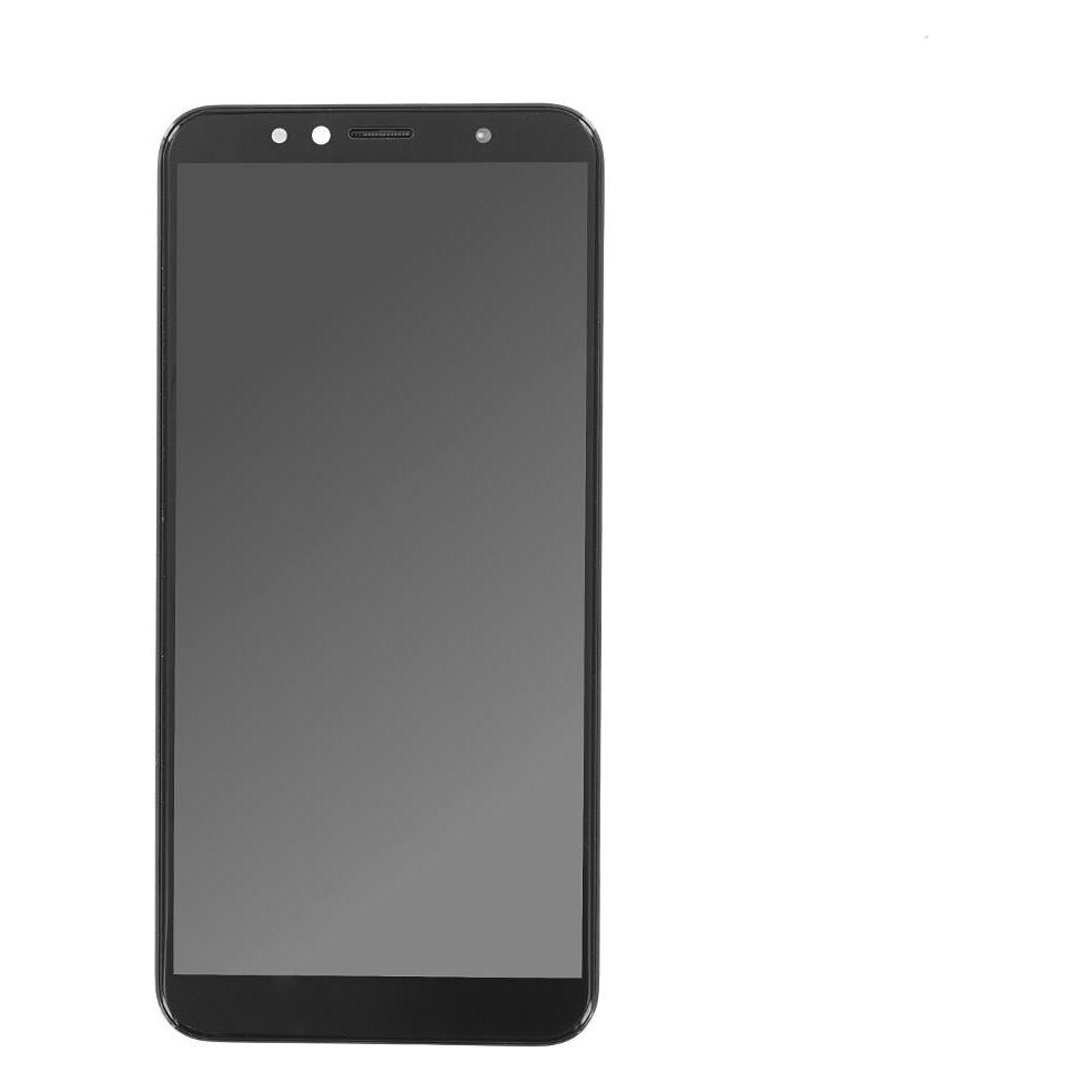 OEM Display-Einheit + Rahmen für Huawei Y6 2018 blau, ohne Logo (Display, Huawei Y6 (2018)) (25434955)