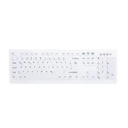 Active Key MTA AK-C8100 Wireless DE-Layout mit Schutzart IP68 (DE, Kabelgebunden), Tastatur, Weiss