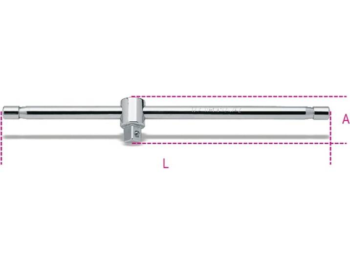 Beta Tools 1/2\ entraînement poignée coulissante en T 920/42