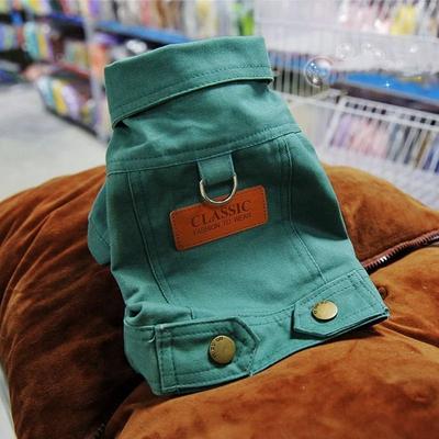 Uplifted Finds Classic Urban Denim Harness Jacket green 2xl