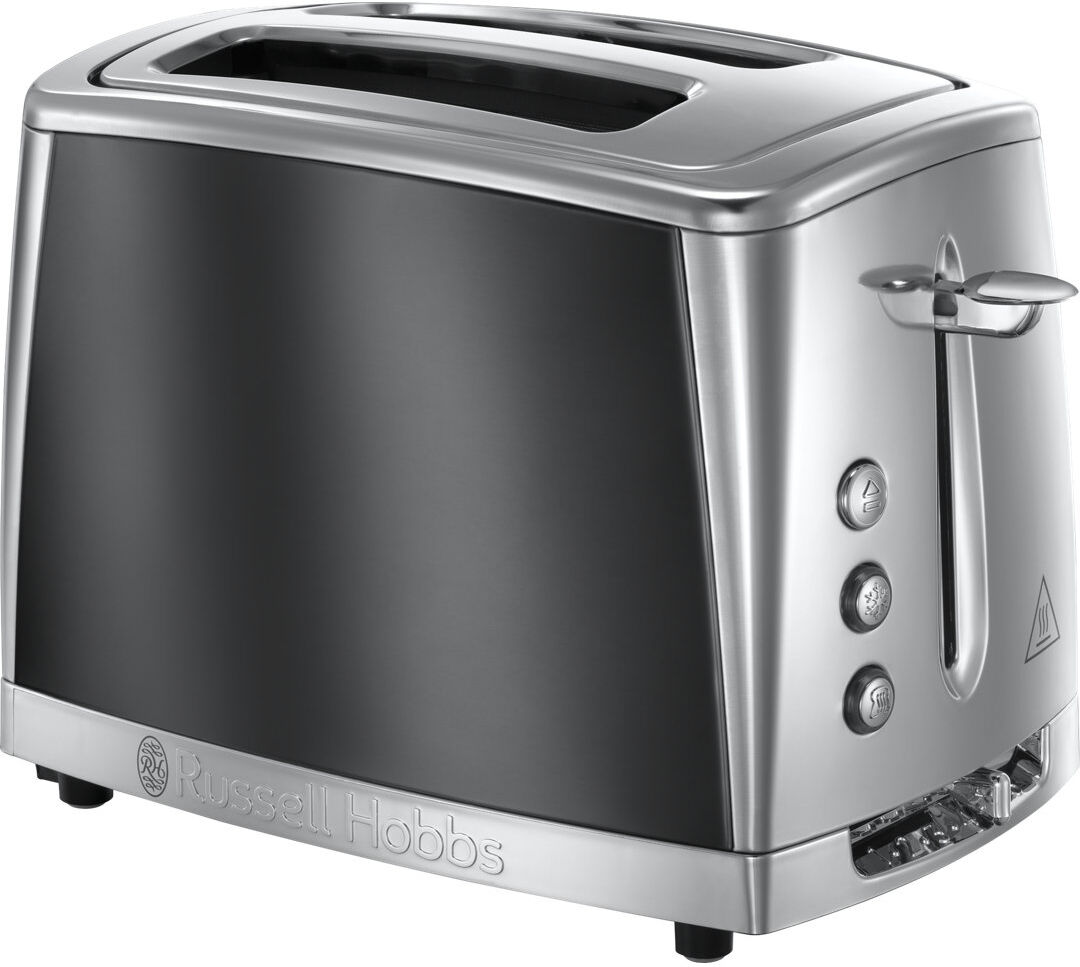 Russell Hobbs 23221 Luna Two Slice Toaster, 1500 W, Grey Stainless Steel 2 - Slice