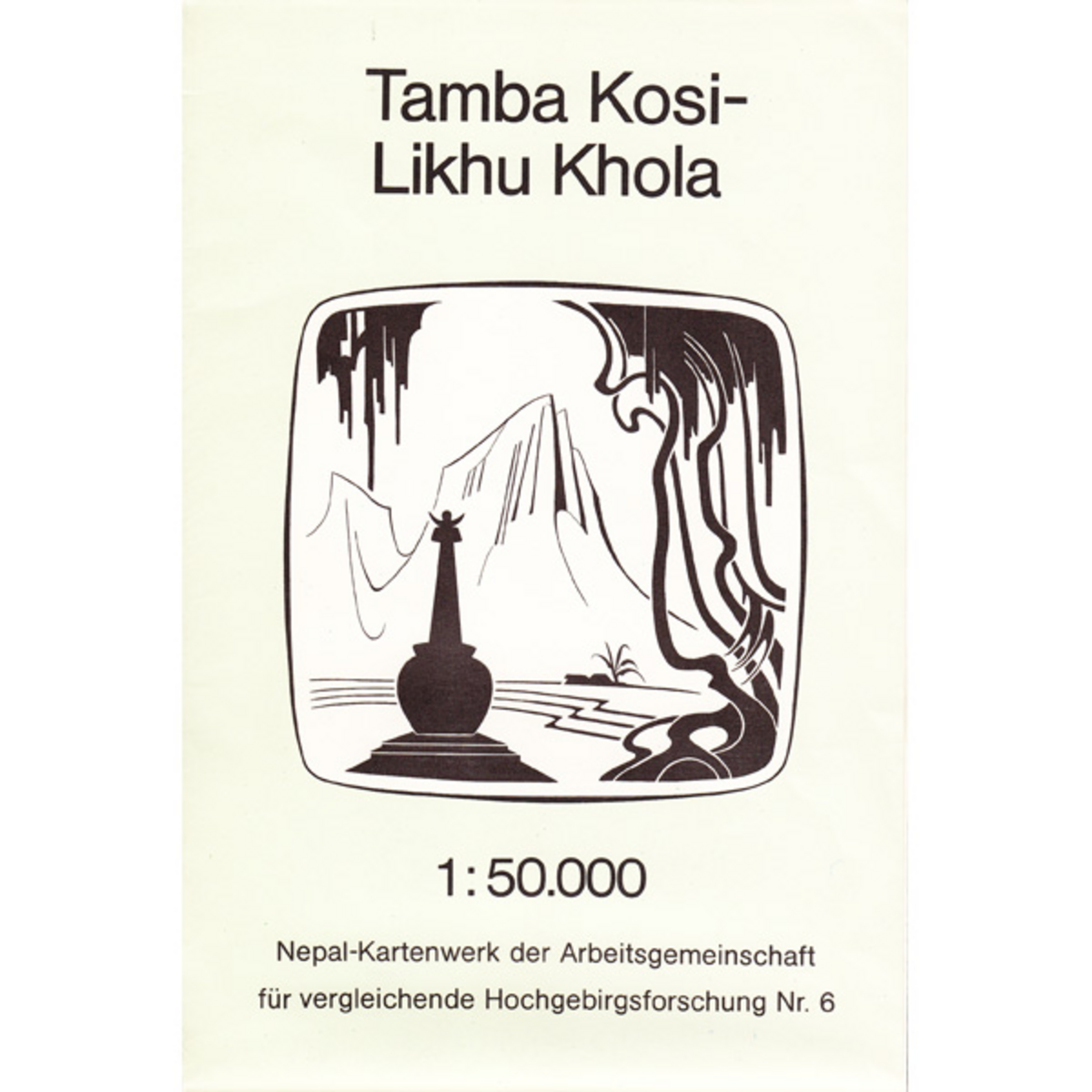 Nelles Map Tamba Kosi Likhu Karte Nr. 6 Topografische Karten
