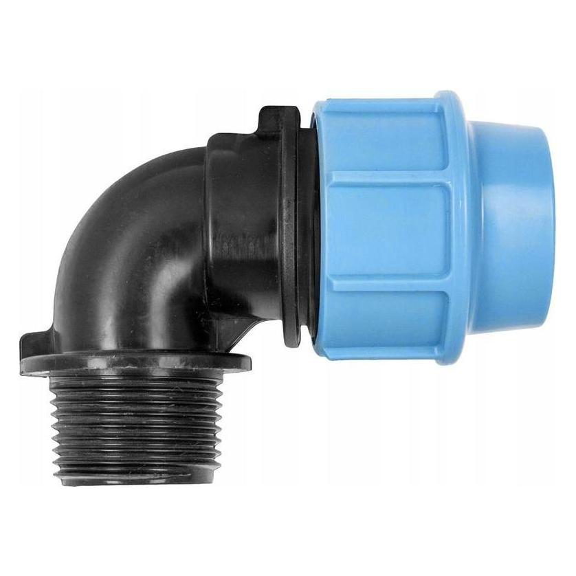 Unidelta PE-Winkelstück - 32 mm x 3/4 Zoll - mit Gewinde (Winkelverbindung) (69449703)
