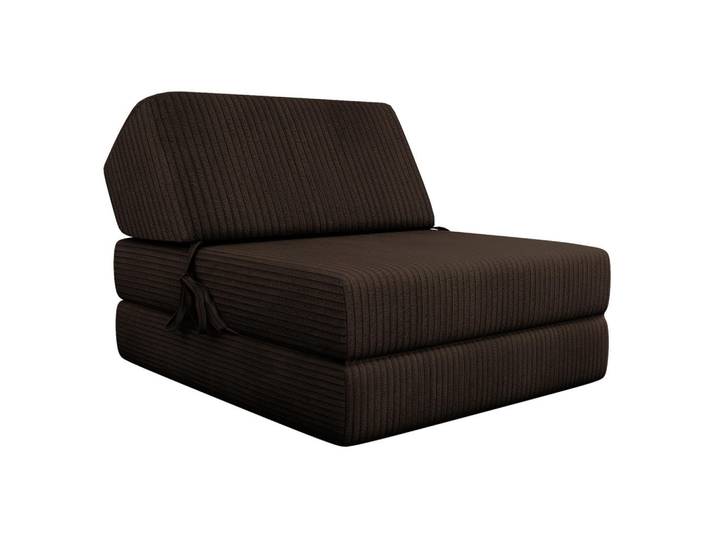 Mirjan24 Klappsofa Kevin Cord, Nussbaumfarben, Rechteckig, 73x58x90 cm, Babymöbel & Kindermöbel, Kinderzimmer & Jugendzimmer, Schlafsofas