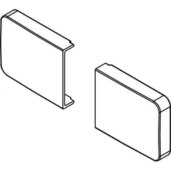 HSK Ersatzteile Abdeckkappen Scharnier pendelbar, pro Stück, Chrom, E100293-34-41 E100293-34-41