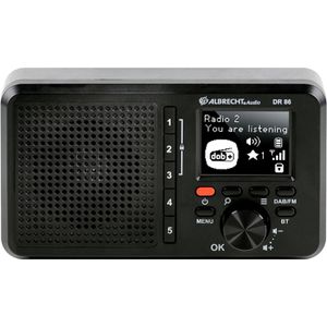 Albrecht Radio DR 86 Senior DAB+, Bluetooth, Akku, schwarz