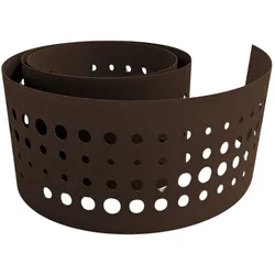 zaun|zu® Sichtschutzstreifen zaun|zu PREMIUM dekor Pulse Sichtschutz Braun 2,55m