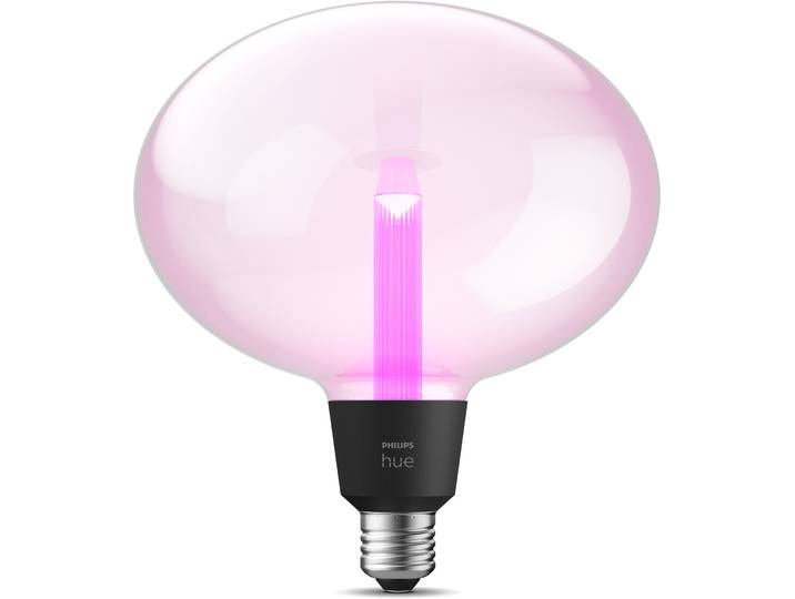 Leuchtmittel Philips Hue Ellipse Glas 6.5W E27 - Farbe: Transparent - LED - Lichtfarbe: Warmweiss – Neutralweiss - Leuchtmittel- LED Leuchtmittel