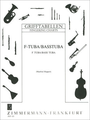 Zimmermann Verlag Grifftabelle Tuba F/Basstuba