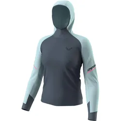 Dynafit, Damen, Funktionsshirt, Alpine Kapuzenlongsleeve (L), Blau, Weiss