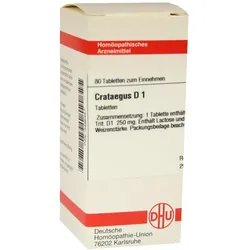 Crataegus D 1 Tabletten 80 St