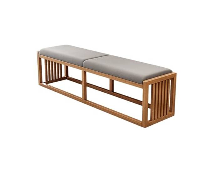 CHICKEN Tritthocker Nachttischhocker aus massivem Holz, Schuhwechselhocker, Schlafzimmer-Nachthockerbank, geeignet for Schlafzimmer, Eingangshalle und Wohnzimmer Schlafzimmerbank(03,120 * 40 * 45cm)