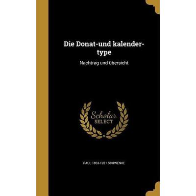 Die Donat-und kalender-type