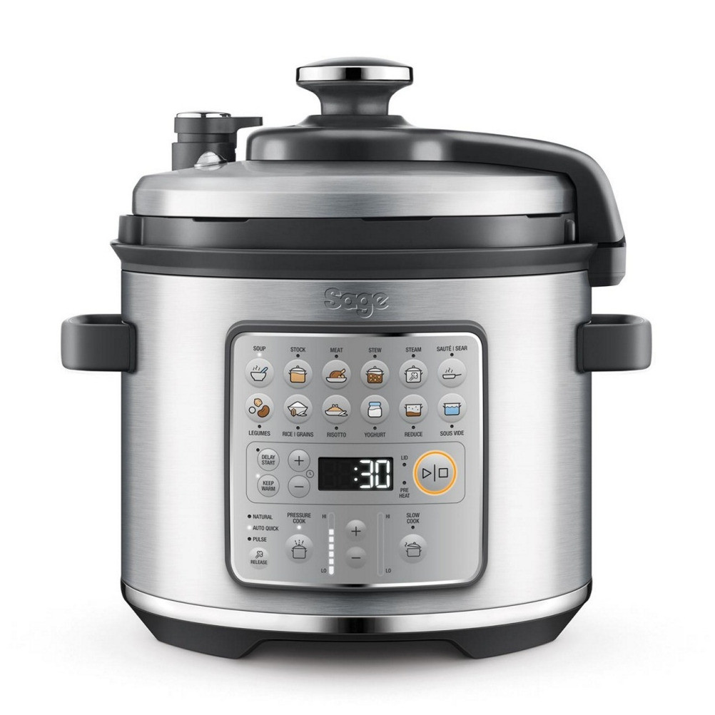 Sage Fast Slow GO SPR680BSS Slowcooker Zilver