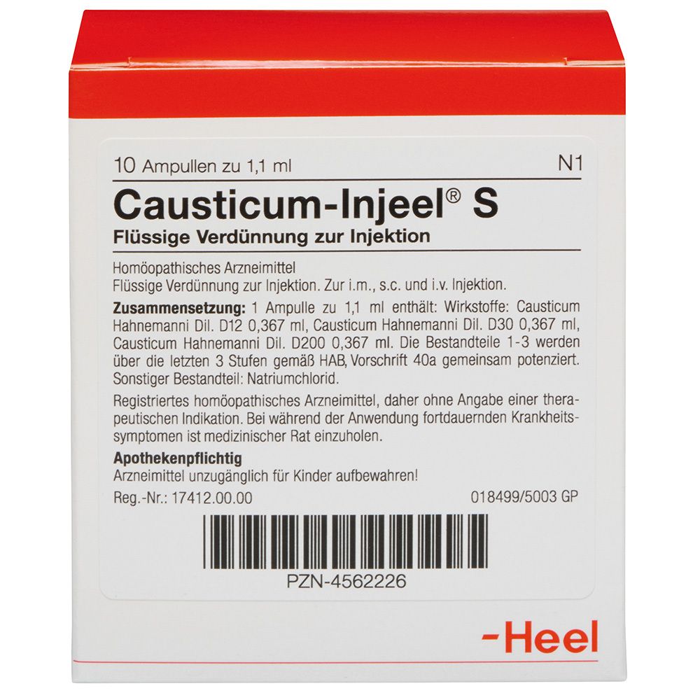 Causticum Injeel S Ampullen 10 St