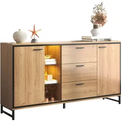 SIDEBOARD in Holzoptik 160/40/85 cm