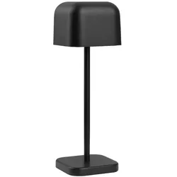 Olympia Lucca Tischlampe quadratische Kuppel Schwarz 200mm