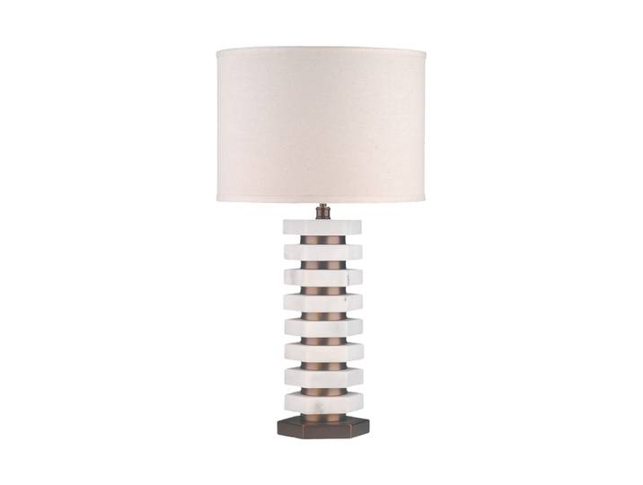 Design Tischlampe „Haspen“ Beige Richmond Interiors