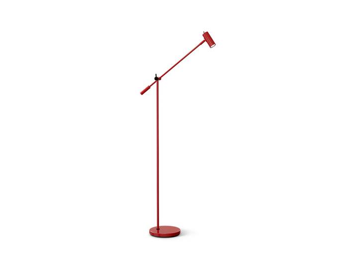 Cato Lampadaire Dim. Blank Ruby Rouge/Mat Noir - Belid - Salon / séjour - Métal