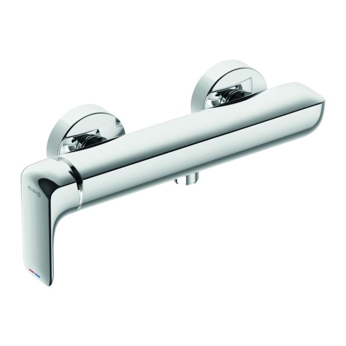 Kludi Ameo Brausearmatur 416750575 chrom, seitlicher Hebel, Aufputzarmatur