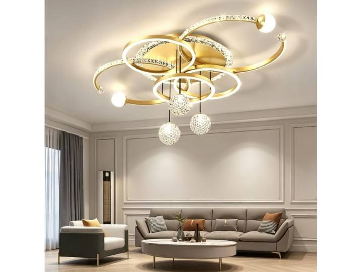 Lumière moderne luxe chambre principale suspension lampe LED créatif Restaurant lampe Villa chambre décoration intérieure luminaires
