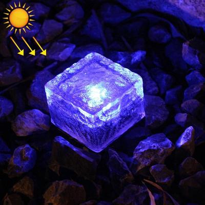 Inspired Deals Solar Powered IP68 Waterproof LED Ground Light For Garden Pathway Lighting warm White