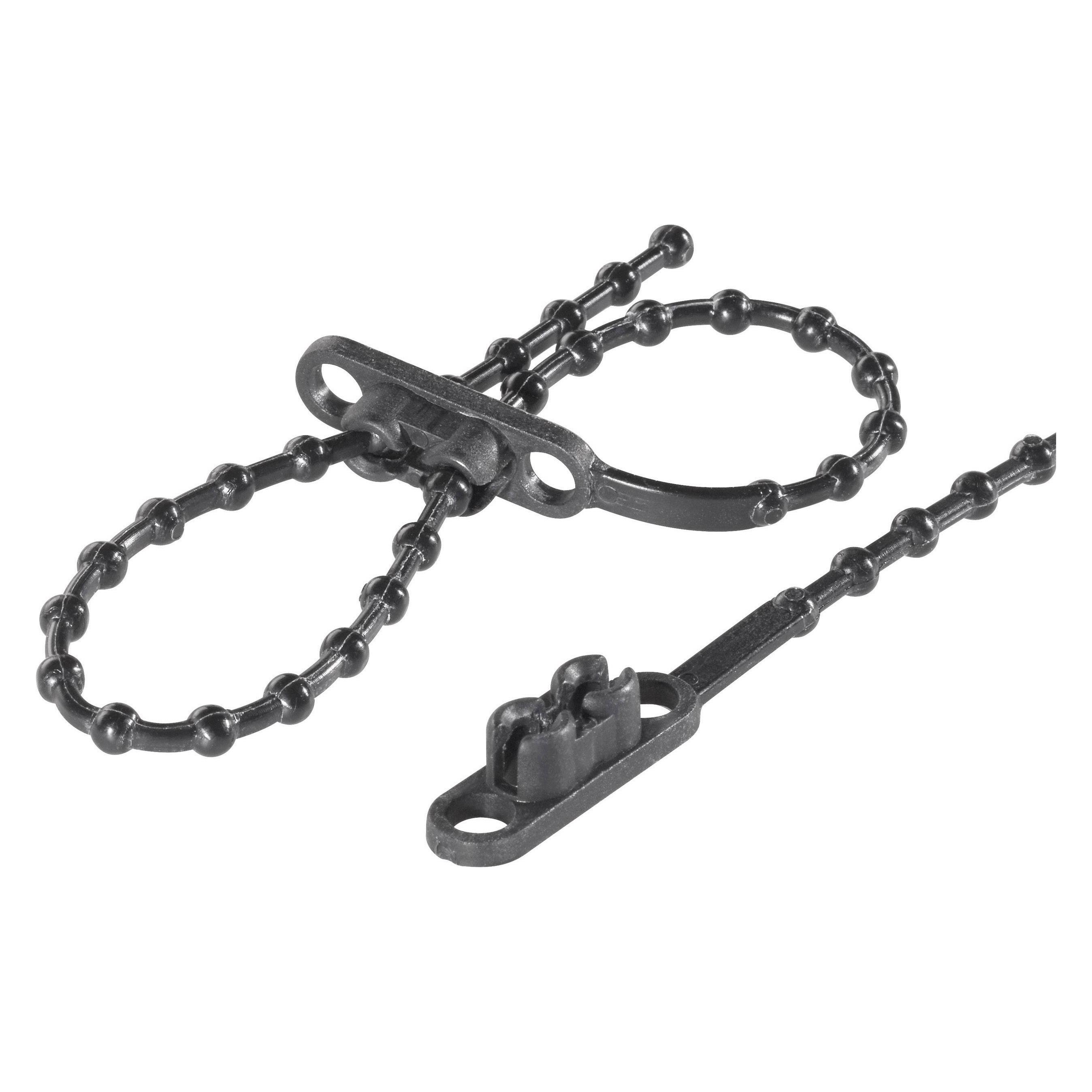 Tru Components Doppelkopf-Knotenband, lösbar (145 mm, 100 Stk.) (1592905)