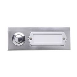 Grothe 55531 Klingeltaster mit Namensschild Aluminium (eloxiert)