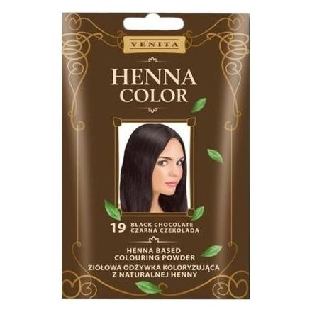 Venita - Henna Color Herbal Coloring Conditioner From Natural Henna 19ack Chocolate 25G (33081155)
