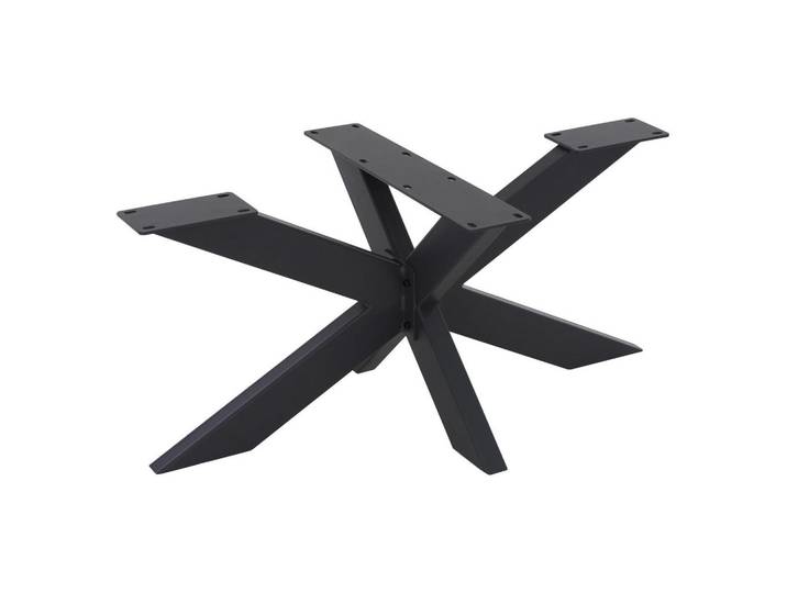 Ml-Design Tischbeine, Schwarz, Metall, 98x43x58 cm, Esszimmer, Esstische, Tischsysteme