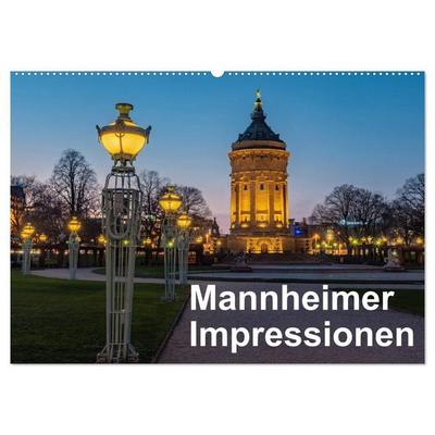 Mannheimer Impressionen. (Wandkalender 2027 DIN A2 quer), CALVENDO Monatskalender