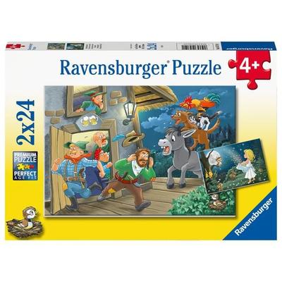 Kinderpuzzle 2x24 Teile - Märchenstunde