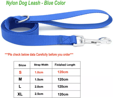 Inspire Picks Adjustable Nylon Pet Collar For Puppies Kittens Dogs & Cats dog Leads dark Blue s 22 35cm Smaller