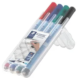 Staedtler Folienstifte-Set »Lumocolor correctable 305« Strichbreite M schwarz