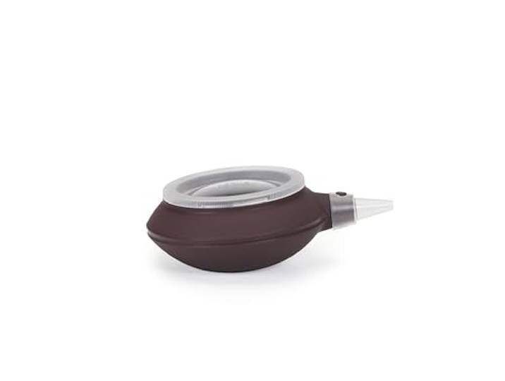 Lékué - Decomax - Poche à douille en silicone avec 6 embouts\, marron