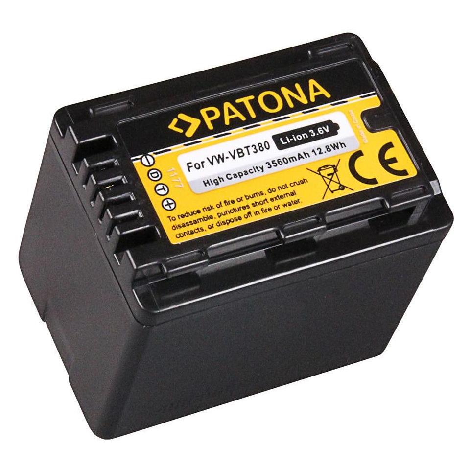 Patona Akku VBT380, 3560 mAh /3.6V (Kamera Akku) (1177)