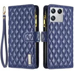 Binfen Color Xiaomi 13 - BINFEN Brieftaschen Hülle blau (Xiaomi 12), Smartphone Hülle, Blau