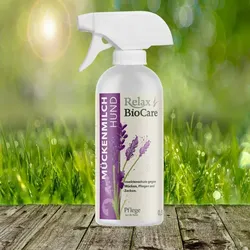 Relax Biocare Mückenmilch für Hunde - Schutz gegen Mücken, Fliegen & Zecken - 500 ml