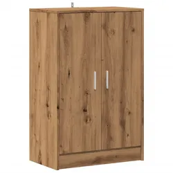 Helloshop26 - Schuhschrank Schuhaufbewahrung Möbel für Eingangsbereich/Flur/Wohnzimmer handgefertigt Holzwerkstoff braun 02_0021530