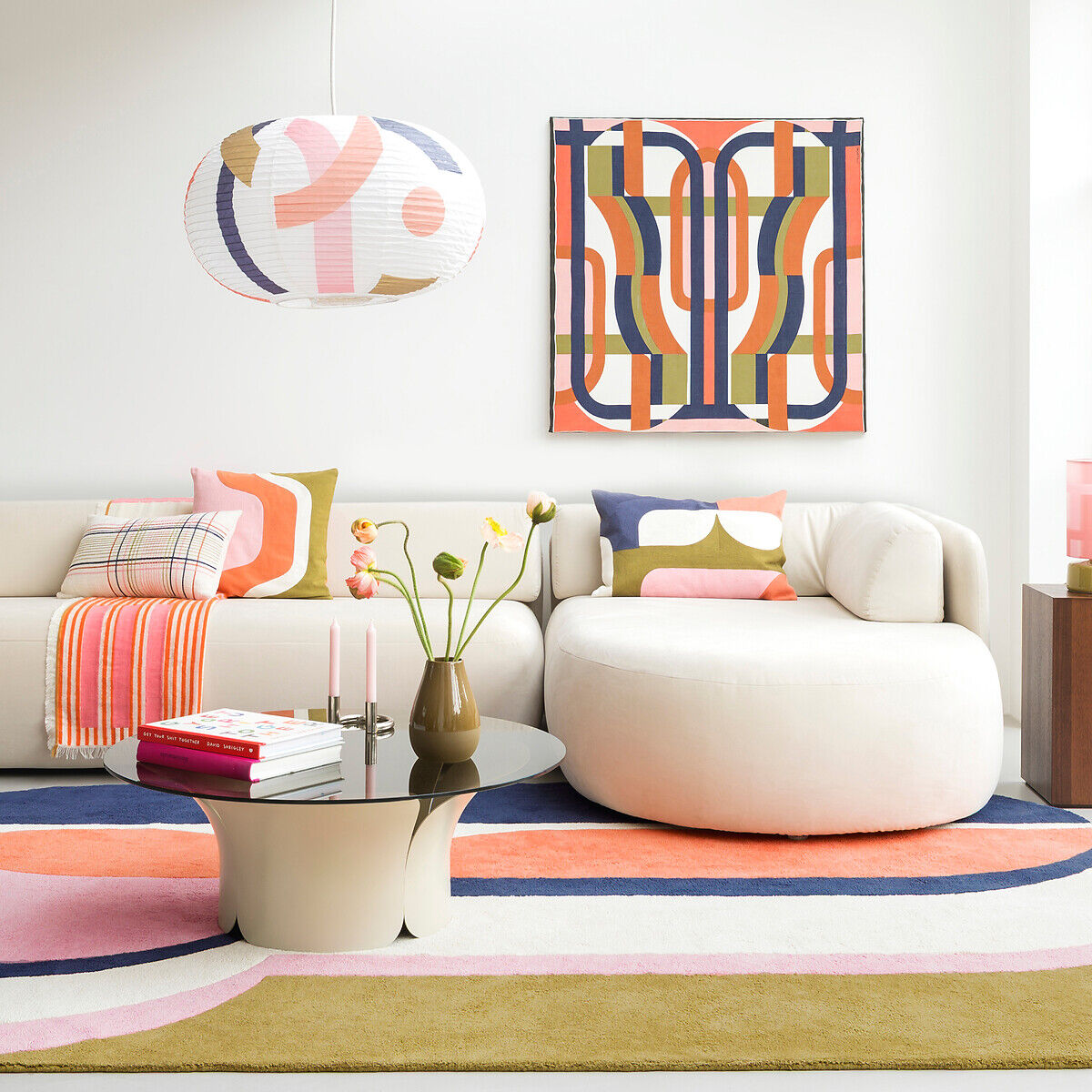 MAPOÉSIE X LA REDOUTE INTÉRIEURS Lampe à poser, en céramique, ECHO