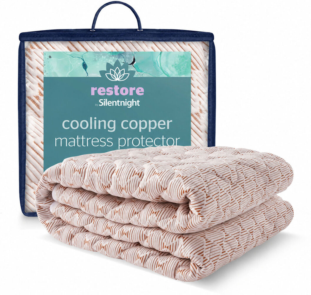 Silentnight Restore Cooling Copper Extra Full Mattress Protector Double