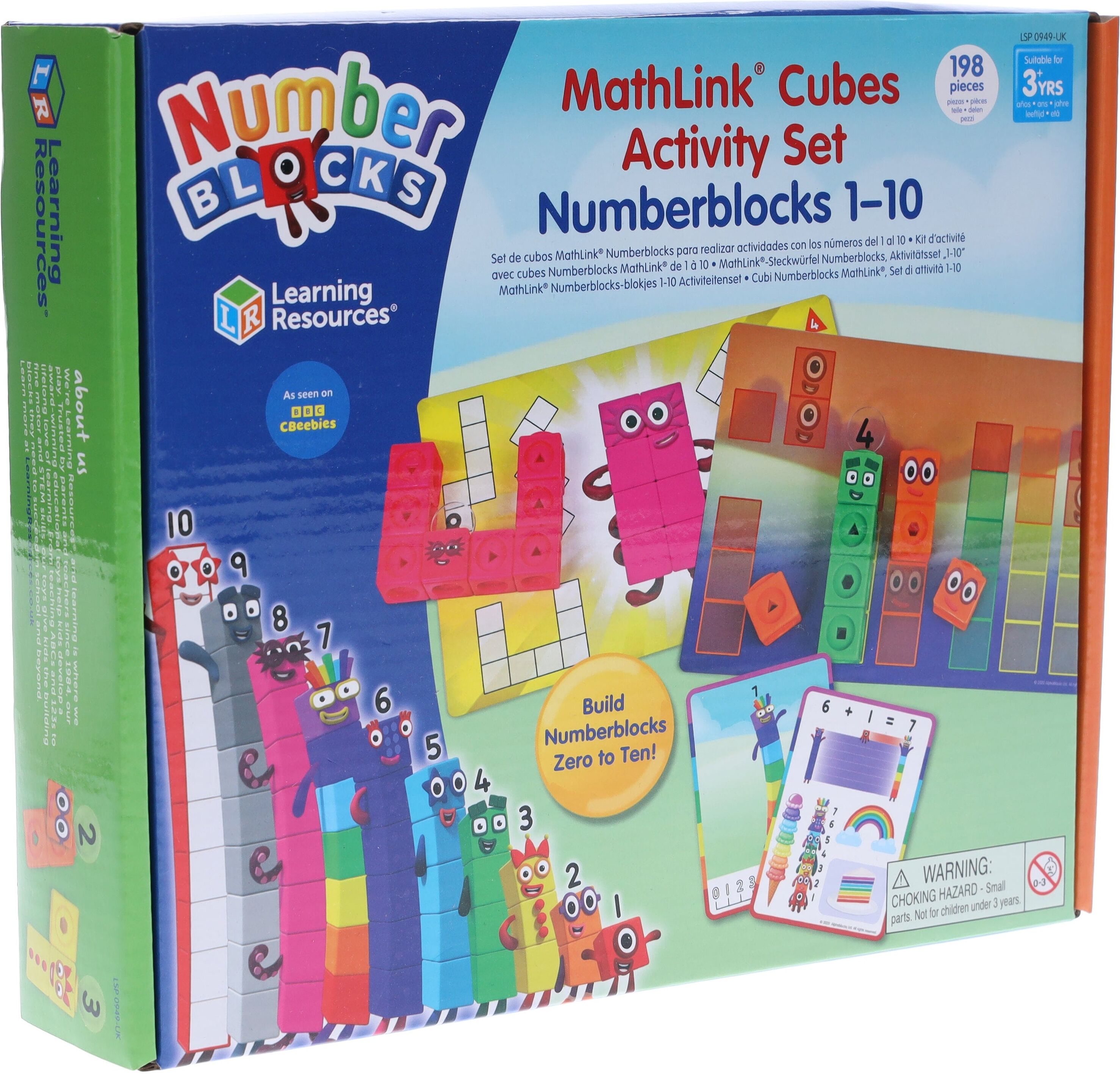 MathLink Cubes Numberblocks 1-10 Activity Set by Learning Resources - Ages 3+ - Educational Toy Learning Resources