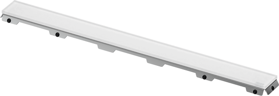 Tece drainline Glasabdeckung, weiß satiniert, 800 mm, 600893 600893