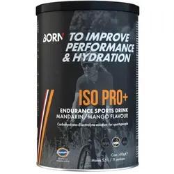 BORN Isotonisches Sportgetränk Pro+ Mandarin / Mango | 410g Dose