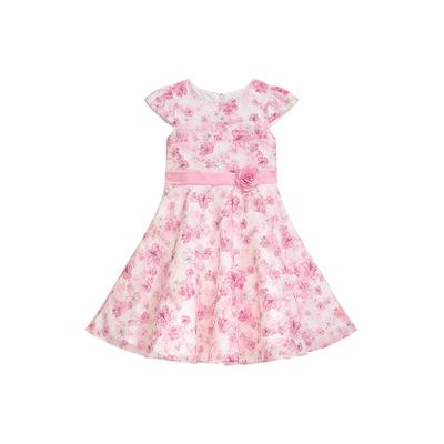 Partykleid DANAMADE "DANAMADE Dresses DOTTILIA", Mädchen, Gr. 122, EURO, rosa (pink), Obermaterial: 100% Polyester. Futter: 100% Polyester, Kleider Partykleid
