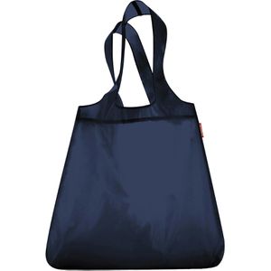 Reisenthel Einkaufstasche Mini Maxi Shopper, dark blue, aus Polyester, in sich verstaubar, mit Henkeln, 42 x 60 cm